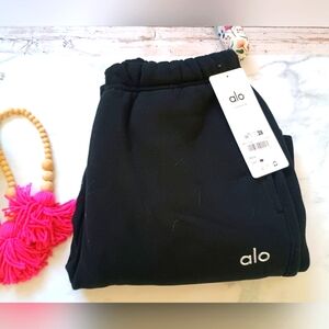 ALO Yoga Black Straight Leg Pants